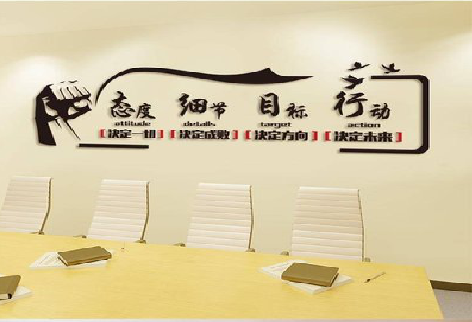  孟州企业文化墙主要展示什么？