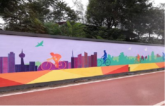  孟州墙体彩绘-围墙