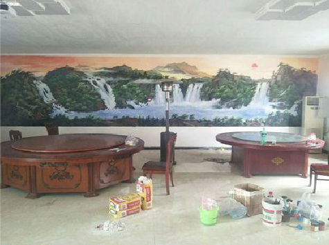  孟州墙绘-写实风景