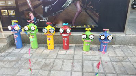  孟州商业区彩绘